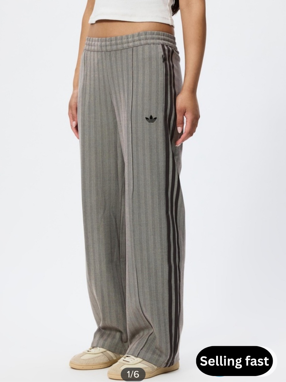 NWT ✨ - adidas Originals Classic Track Pants OG Brown Herringbone Tweed - MEDIUM